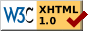 Действительный XHTML 1.0 Строгий